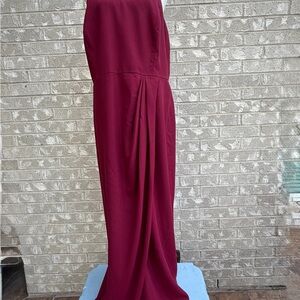 Elegant Burgundy Evening Gown Size 22W